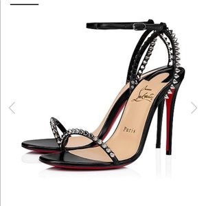 Loub heels - only worn one time have the box as well as the shoe cover